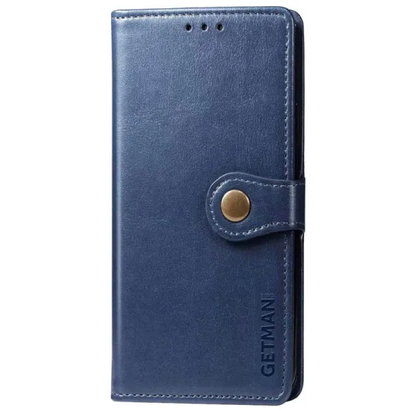 Кожаный чехол-книжка GETMAN Gallant (PU) для Samsung Galaxy A04 — Синий — фото 1