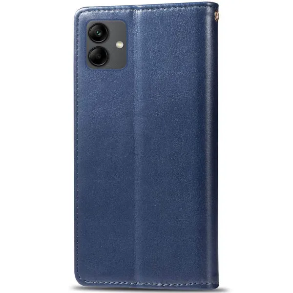 Кожаный чехол-книжка GETMAN Gallant (PU) для Samsung Galaxy A04 — Синий — фото 2