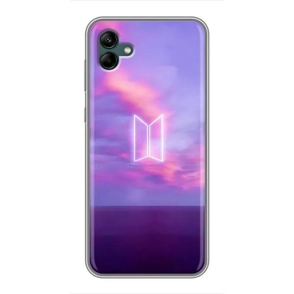 Чохол з принтом «BTS логотип» для Samsung Galaxy A04 Чохол з принтом «BTS логотип» для Samsung Galaxy A04