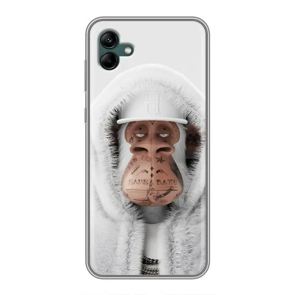 Чехол с принтом «обезьяна NFT в тату» для Samsung Galaxy A04 Чехол с принтом «обезьяна NFT в тату» для Samsung Galaxy A04