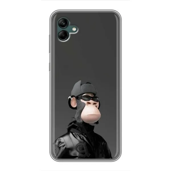 Чехол с принтом «стильная обезьяна NFT» для Samsung Galaxy A04 Чехол с принтом «стильная обезьяна NFT» для Samsung Galaxy A04