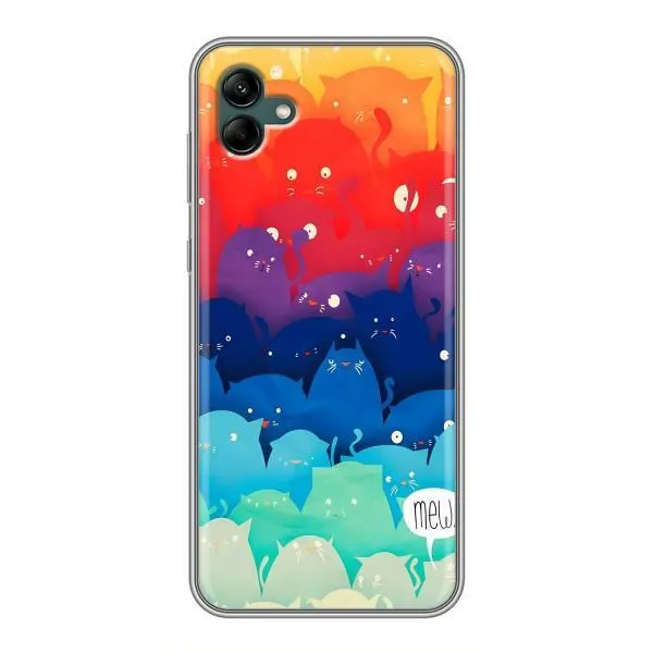Чехол с принтом «Mew» для Samsung Galaxy A04 Чехол с принтом «Mew» для Samsung Galaxy A04