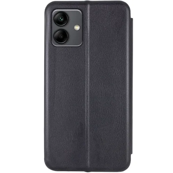 Кожаный чехол-книжка Classy для Samsung Galaxy A04e — Черный — фото 2