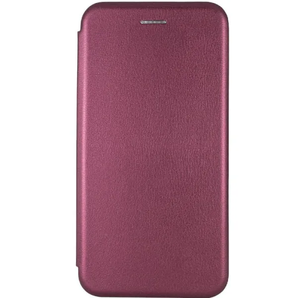 Кожаный чехол-книжка Classy для Samsung Galaxy A04e — Бордовый — фото 1