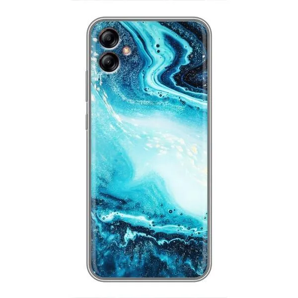 Чохол з принтом «Блакитний мрамор» для Samsung Galaxy A04e (A042)