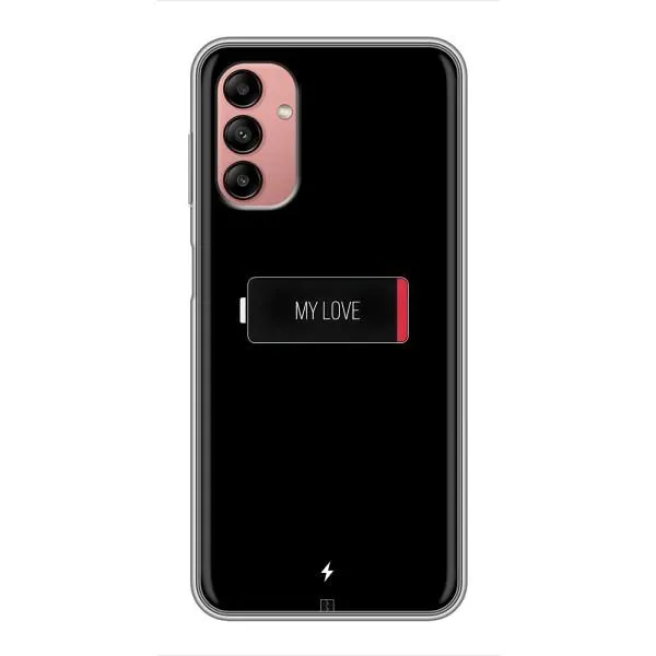 Чохол з принтом «Love battery» для Samsung Galaxy A04s