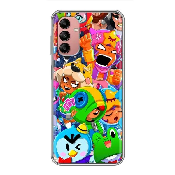 Чехол с принтом «Герои Бравл Старс» для Samsung Galaxy A04s