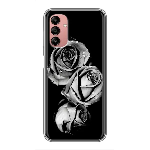 Чехол с принтом «Черная роза» для Samsung Galaxy A04s