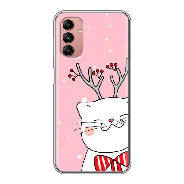 Чехол с принтом «Зимний кот» для Samsung Galaxy A04s