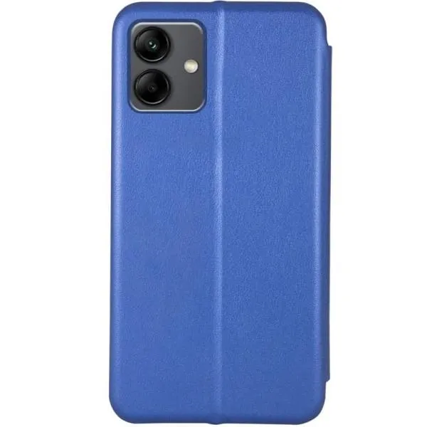Кожаный чехол-книжка Classy для Samsung Galaxy A05 — Синий — фото 2