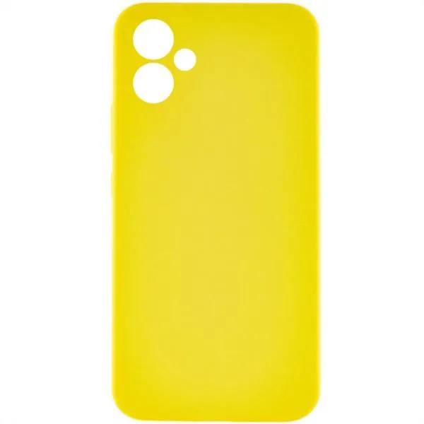 Чехол Silicone Cover Lakshmi Full Camera (AAA) для Samsung Galaxy A05 — Желтый — фото 1