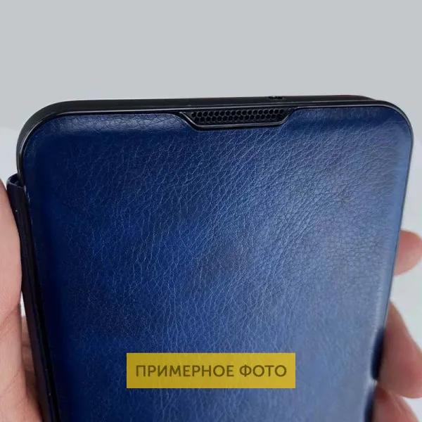 Шкіряний чохол-книжка Belora для Samsung Galaxy A05 — Темно-синій — фото 4