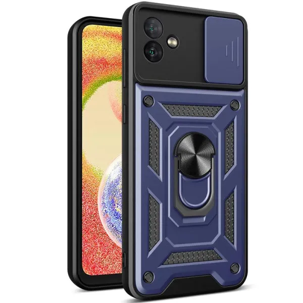 Чохол Ummi Camshield Serge Ring для Samsung Galaxy A05 — Синій — фото 1