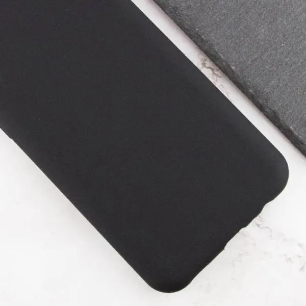 Чехол TPU GETMAN Liquid Silk Full Camera для Samsung Galaxy A05 — Черный — фото 4