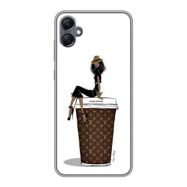 Чехол с принтом «кофе LOUIS VUITTON» для Samsung Galaxy A05
