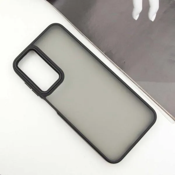 Чехол TPU+PC Lyon Frosted для Samsung Galaxy A05s — Черный — фото 2
