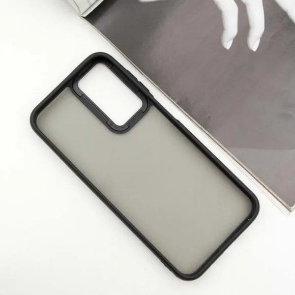 Чехол TPU+PC Lyon Frosted для Samsung Galaxy A05s — Черный — фото 3