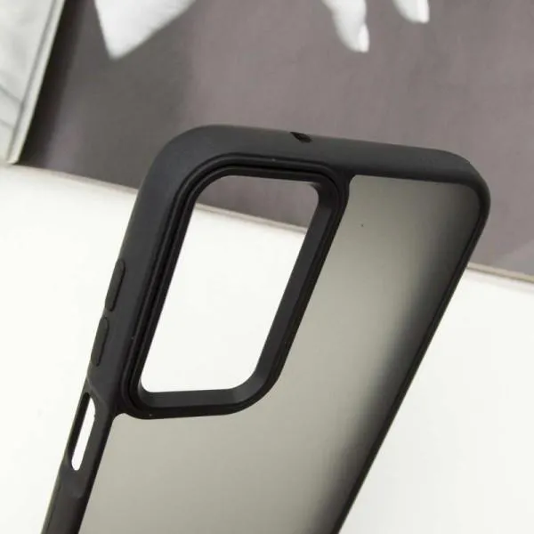 Чехол TPU+PC Lyon Frosted для Samsung Galaxy A05s — Черный — фото 4