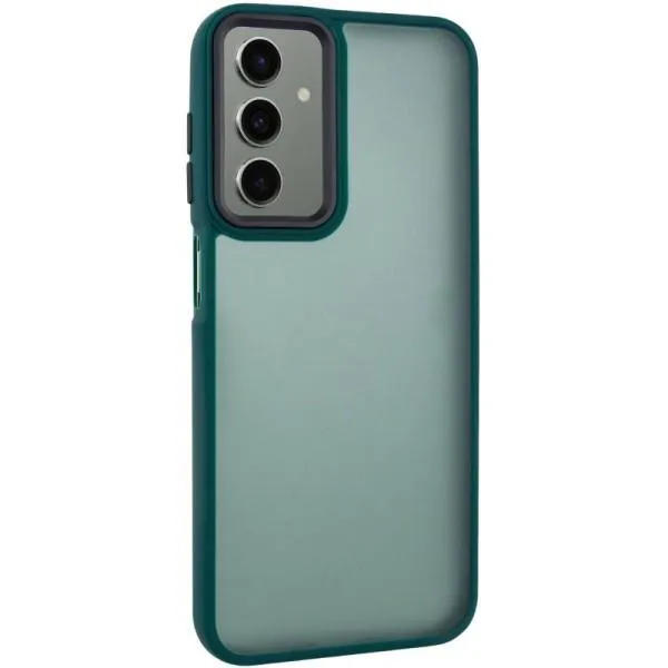 Чехол TPU+PC Lyon Frosted для Samsung Galaxy A05s — Зеленый — фото 1