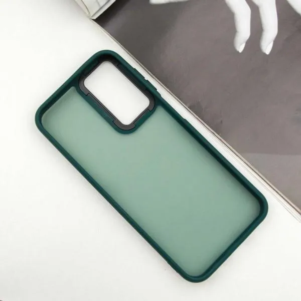 Чехол TPU+PC Lyon Frosted для Samsung Galaxy A05s — Зеленый — фото 3