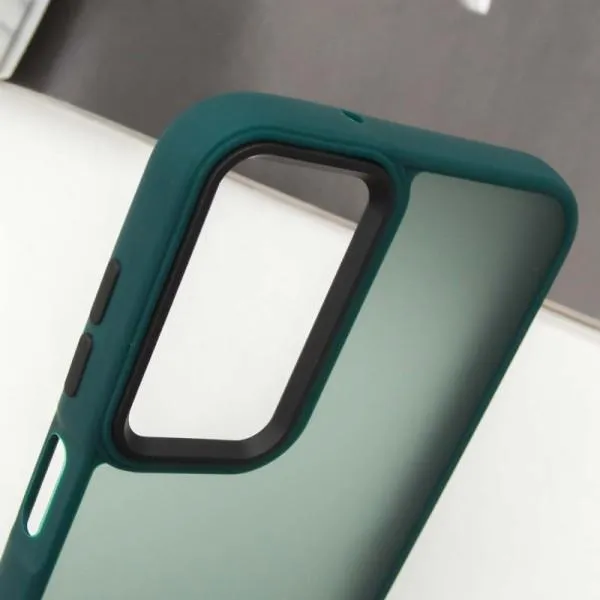 Чехол TPU+PC Lyon Frosted для Samsung Galaxy A05s — Зеленый — фото 4