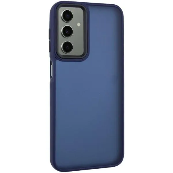Чохол TPU+PC Lyon Frosted для Samsung Galaxy A05s — Темно-синій — фото 1 Чохол TPU+PC Lyon Frosted для Samsung Galaxy A05s — Темно-синій — фото 1