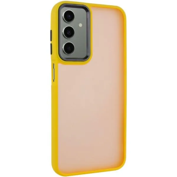 Чохол TPU+PC Lyon Frosted для Samsung Galaxy A05s — Помаранчевий — фото 1