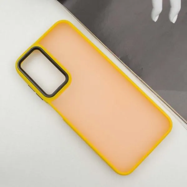 Чохол TPU+PC Lyon Frosted для Samsung Galaxy A05s — Помаранчевий — фото 2