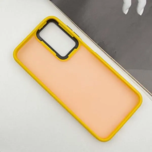 Чохол TPU+PC Lyon Frosted для Samsung Galaxy A05s — Помаранчевий — фото 3