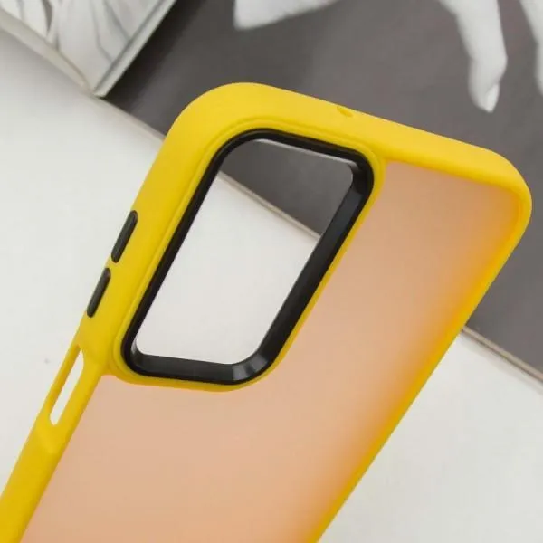 Чохол TPU+PC Lyon Frosted для Samsung Galaxy A05s — Помаранчевий — фото 4