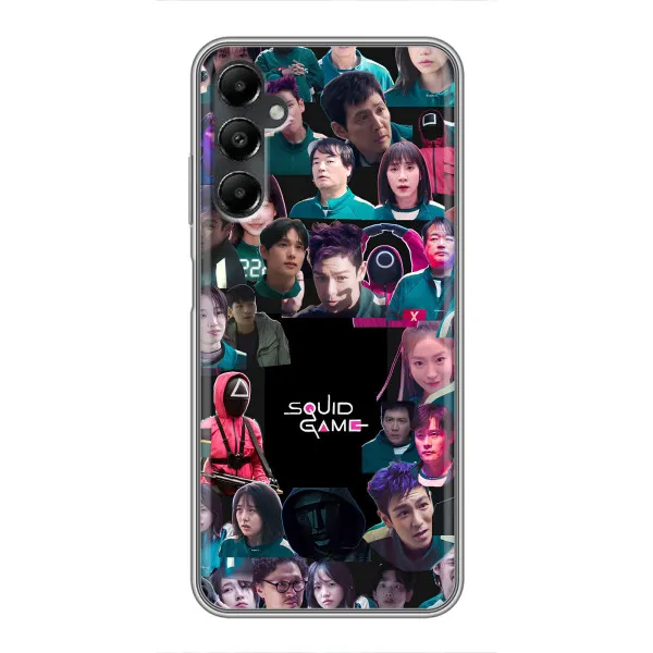 Чехол с принтом «Коллаж Игра кальмара» для Samsung Galaxy A05s