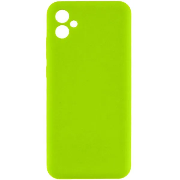 Чохол Silicone Cover Ummi Lakshmi Full Camera (AA) для Samsung Galaxy A06 — Салатовий