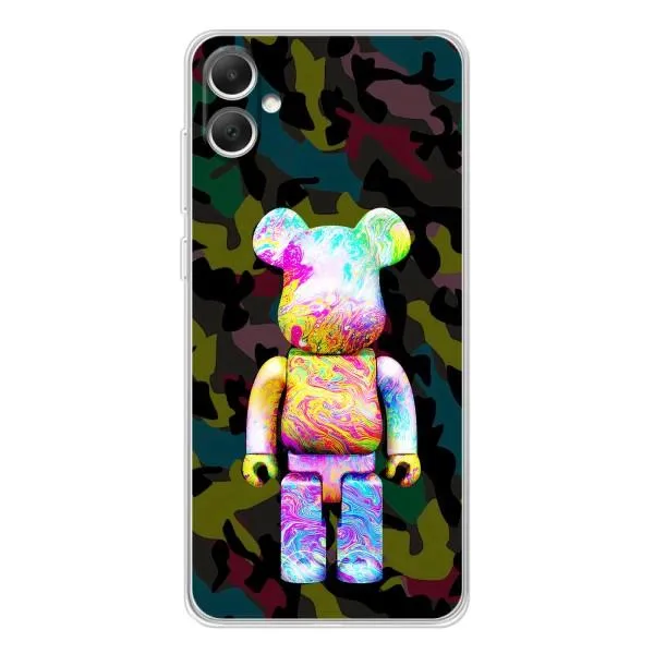 Чехол с принтом «Яркий Bearbrick» для Samsung Galaxy A06