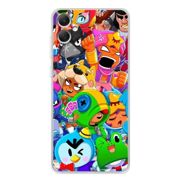 Чохол з принтом «Герої Бравл Старс» для Samsung Galaxy A06