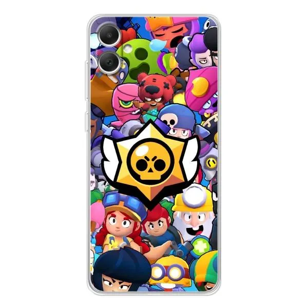 Чохол з принтом «Лого Brawl Stars» для Samsung Galaxy A06