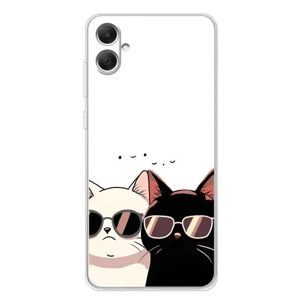 Чехол с принтом «Коты в очках» для Samsung Galaxy A06