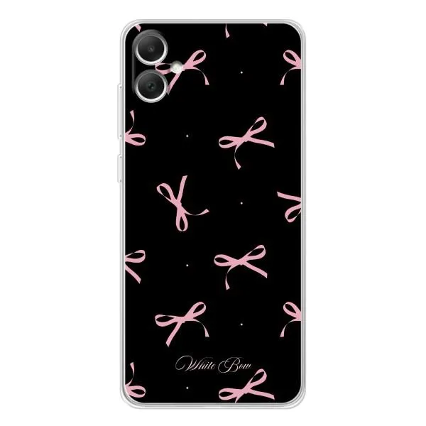 Чехол с принтом «Банты на черном» для Samsung Galaxy A06 Чехол с принтом «Банты на черном» для Samsung Galaxy A06