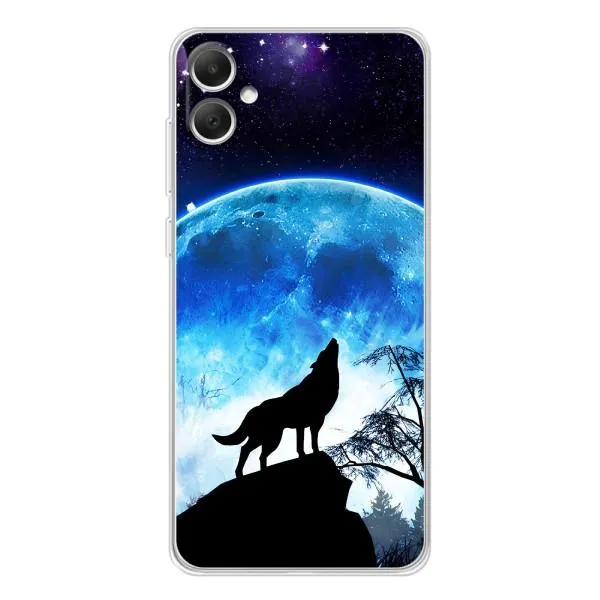 Чехол с принтом «Волк на луну» для Samsung Galaxy A06