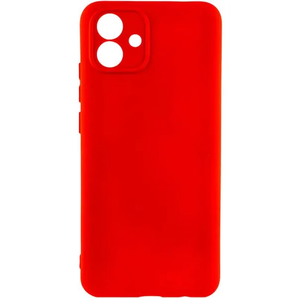 Чехол TPU GETMAN Liquid Silk Full Camera для Samsung Galaxy A08 / A07 4G — Красный