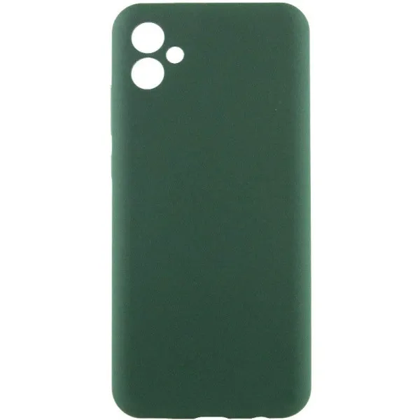 Чехол Silicone Cover Lakshmi Full Camera (AAA) для Samsung Galaxy A08 / A07 4G — Зеленый — фото 1