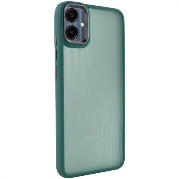 Чохол TPU+PC Lyon Frosted для Samsung Galaxy A08 / A07 4G — Зелений — фото 1 Чохол TPU+PC Lyon Frosted для Samsung Galaxy A08 / A07 4G — Зелений — фото 1