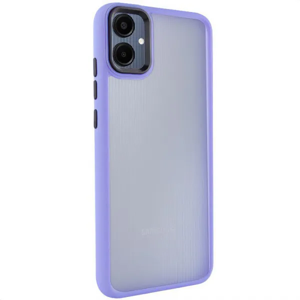 Чохол TPU+PC Lyon Frosted для Samsung Galaxy A08 / A07 4G — Фіолетовий — фото 1 Чохол TPU+PC Lyon Frosted для Samsung Galaxy A08 / A07 4G — Фіолетовий — фото 1