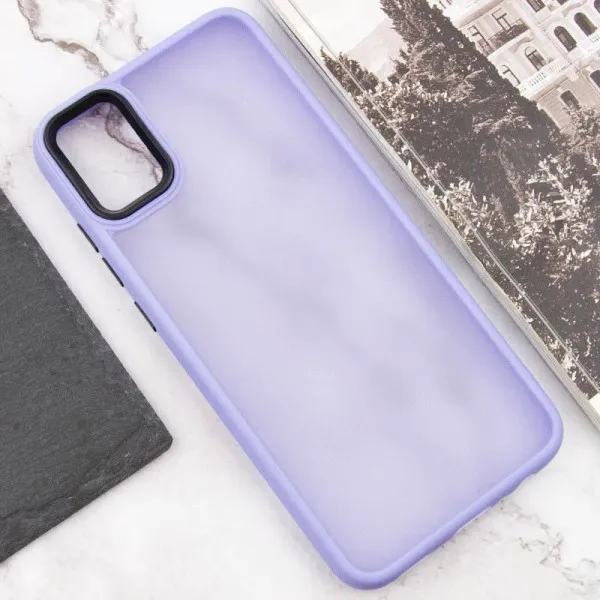 Чохол TPU+PC Lyon Frosted для Samsung Galaxy A08 / A07 4G — Фіолетовий — фото 4 Чохол TPU+PC Lyon Frosted для Samsung Galaxy A08 / A07 4G — Фіолетовий — фото 4