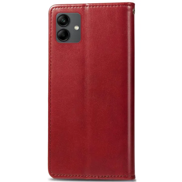 Шкіряний чохол-книжка GETMAN Gallant (PU) для Samsung Galaxy A08 / A07 4G / A07s — Червоний — фото 2