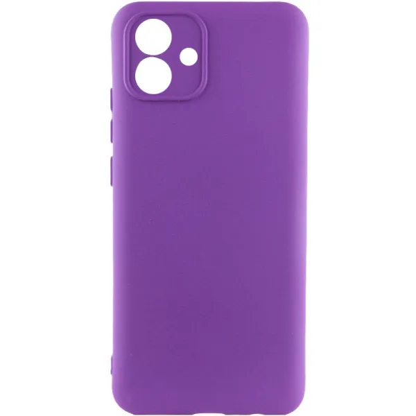 Чехол TPU GETMAN Liquid Silk Full Camera для Samsung Galaxy A08 / A07 4G / A07s — Фиолетовый Чехол TPU GETMAN Liquid Silk Full Camera для Samsung Galaxy A08 / A07 4G / A07s — Фиолетовый