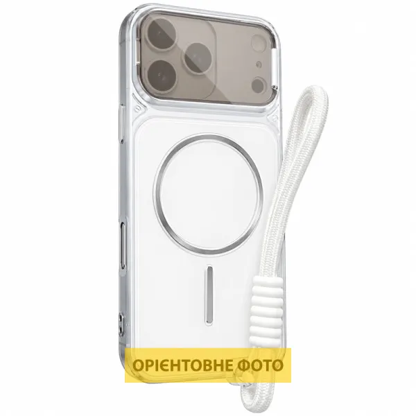 Чехол TPU+PC Pacific with Magnetic Fit and straps для Samsung Galaxy A08 / A07 4G / A07s — Белый — фото 1