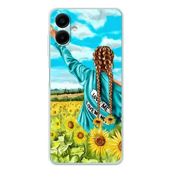 Чехол с принтом «Украиночка» для Samsung Galaxy A07