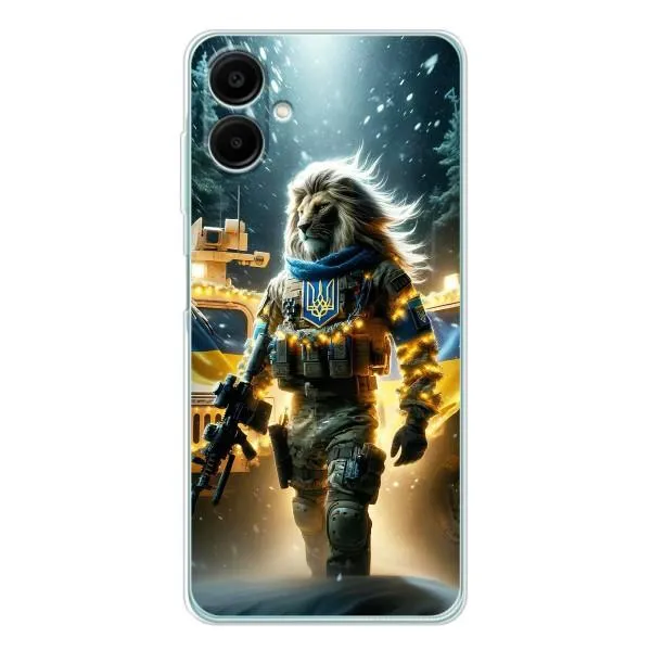 Чехол с принтом «ЛЕВ ЗСУ» для Samsung Galaxy A07