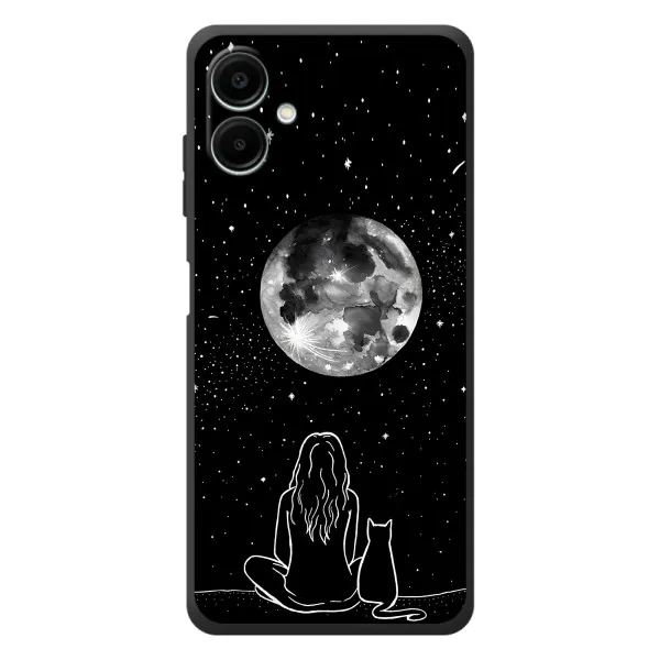 Чехол с принтом «Девушка с котом» для Samsung Galaxy A07s Чехол с принтом «Девушка с котом» для Samsung Galaxy A07s