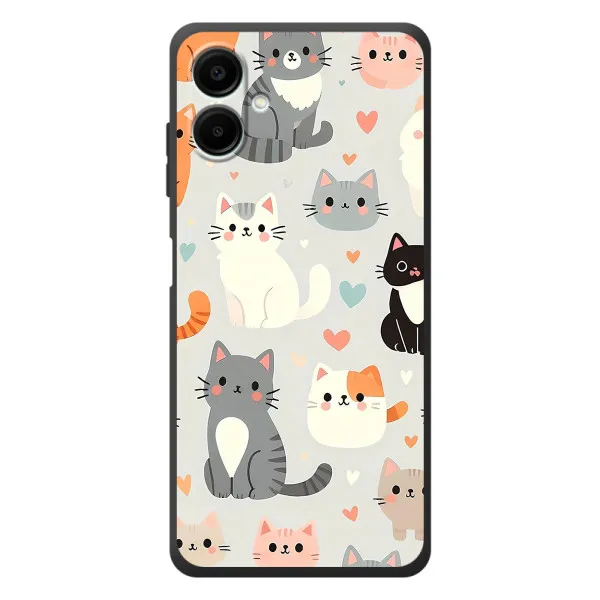Чехол с принтом «Коллаж котов» для Samsung Galaxy A07s Чехол с принтом «Коллаж котов» для Samsung Galaxy A07s